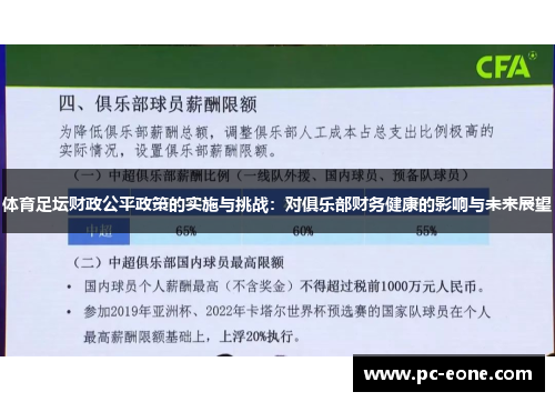 体育足坛财政公平政策的实施与挑战：对俱乐部财务健康的影响与未来展望