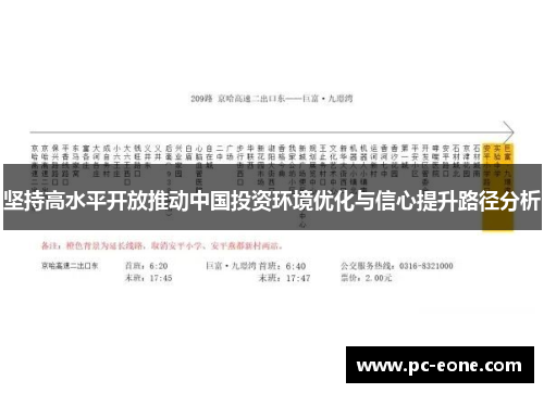 坚持高水平开放推动中国投资环境优化与信心提升路径分析